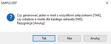 Generowanie e-maila