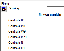 &nbsp;WYbór Punktu odbioru