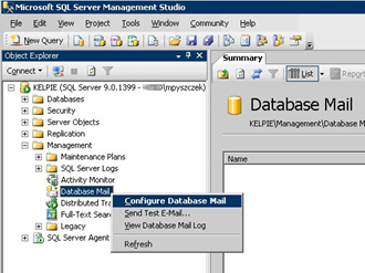 &nbsp;Databse Mail – krok 1