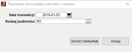 Okno ustawiania komunikatu Okno ustawiania komunikatu