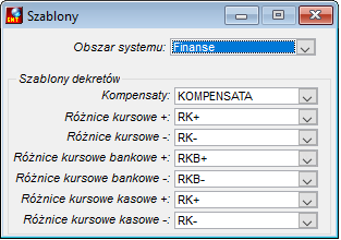 Podłączanie szblonów dekretów Podłączanie szblonów dekretów