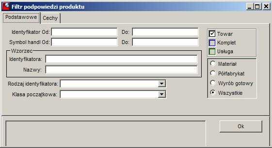 Filtr podpowiedzi produktu Filtr podpowiedzi produktu