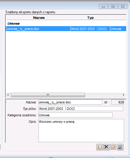 Import szablonu do ERP