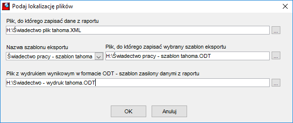 Okno zapisu lokalizacji i nazwy pliku w Word