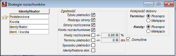 Strategie rozliczeń Strategie rozliczeń