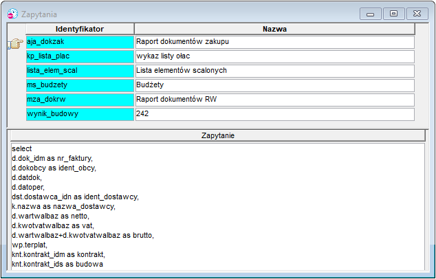 Definicja zapytań PowerPivot Definicja zapytań PowerPivot
