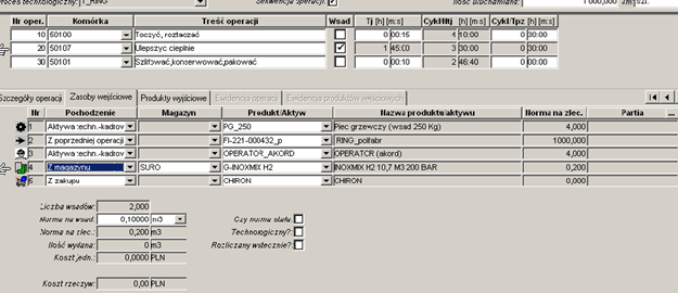 Zasoby wejściowe we wsadowej operacji w zleceniu Zasoby wejściowe we wsadowej operacji w zleceniu