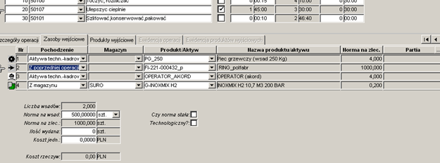 Zasoby wejściowe z poprzedniej operacji w operacji wsadowej Zasoby wejściowe z poprzedniej operacji w operacji wsadowej
